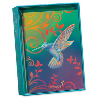 Blank Cards With Envelopes, Hummingbird (12-Count) image number 4