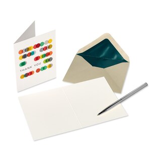 Cartes sans texte avec enveloppes, motif artistique, Set of 20