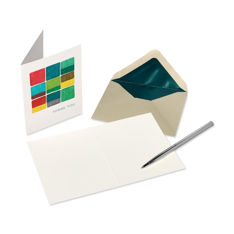 Cartes sans texte avec enveloppes, motif artistique, Set of 20