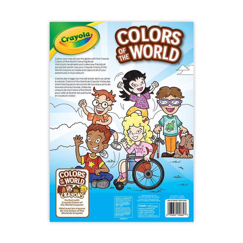 Crayola Colors Of The World Colouring Book Indigo