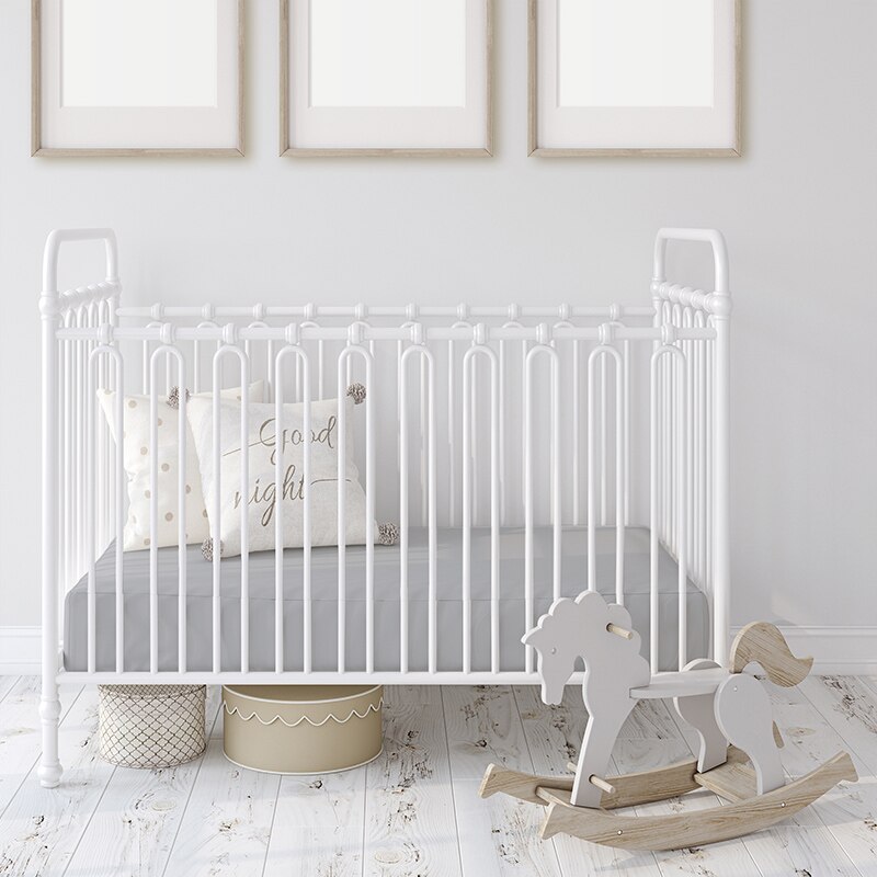 Flannel Mini Crib Sheet Indigo