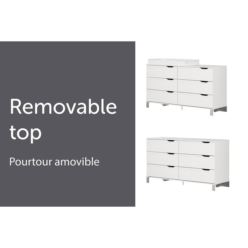 Kanagane 6-Drawer Changing Table image number 6