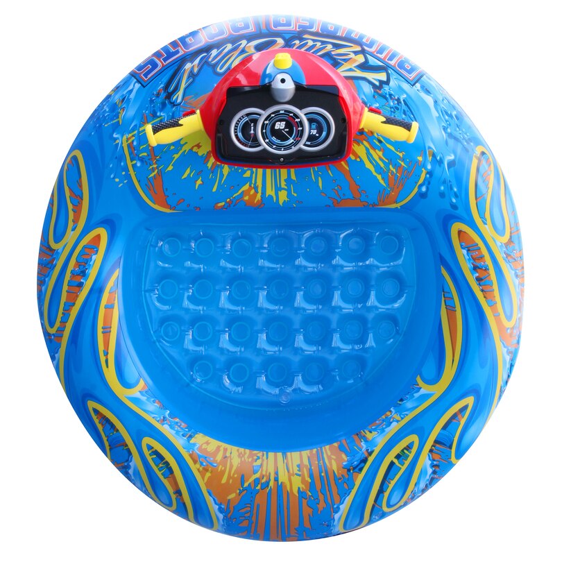 BANZAI Motorized Twin Pack Battery Powered Bumper Boat (2) Indigo