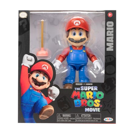 The Super Mario Bros. Movie - 5” Figure Series – Mario Figure with Plunger Accessory