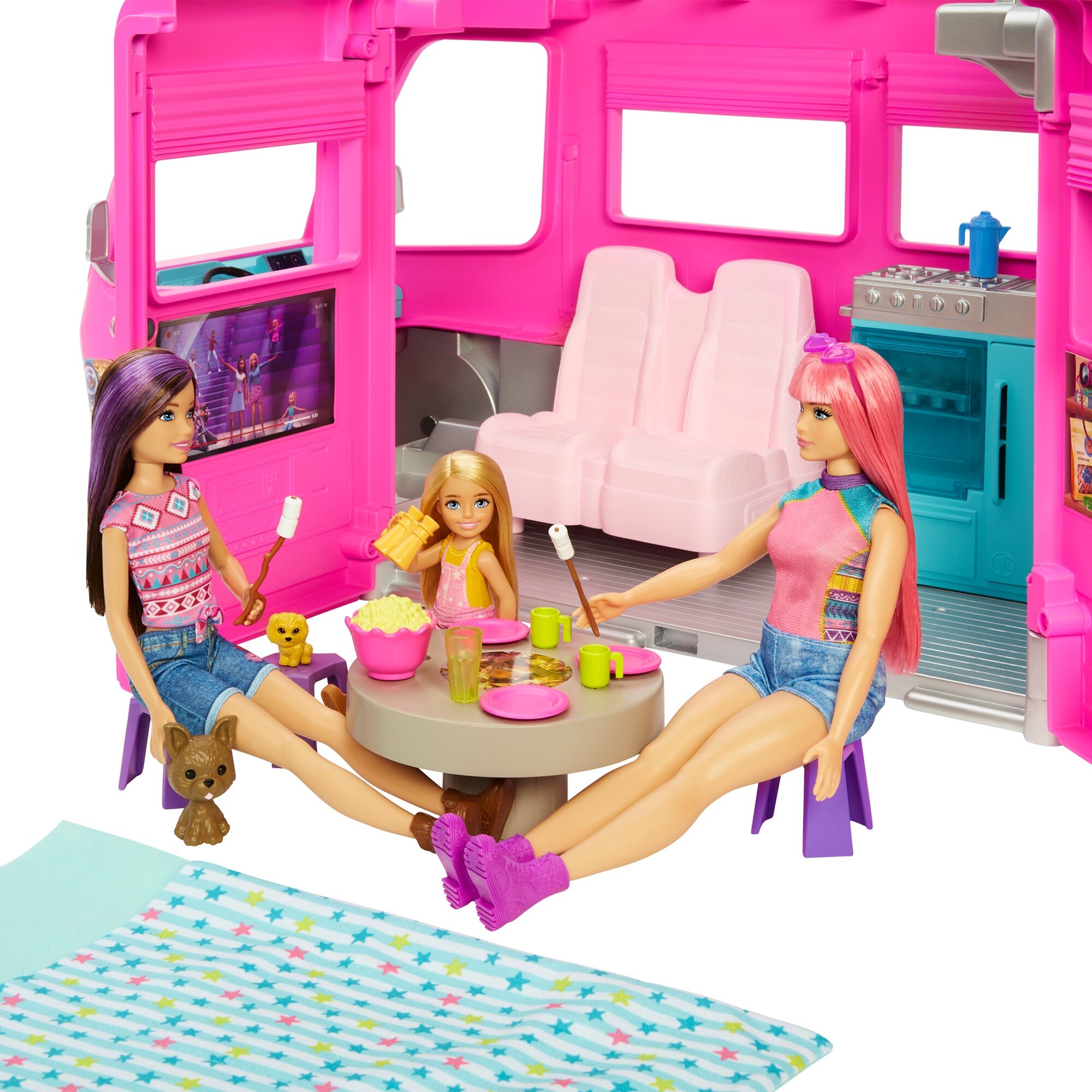 Mattel barbie camper van hot sale