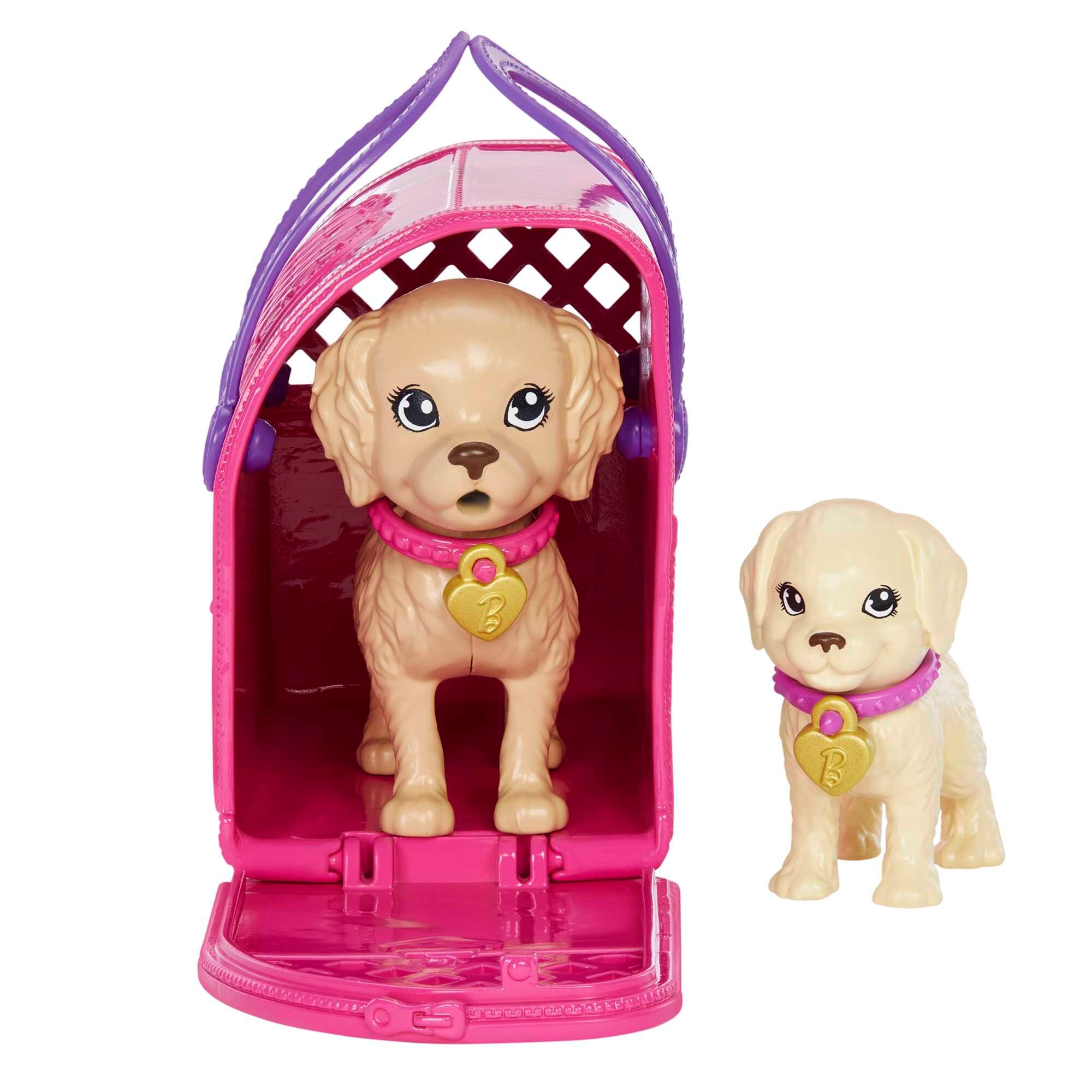 Barbie discount puppy playset