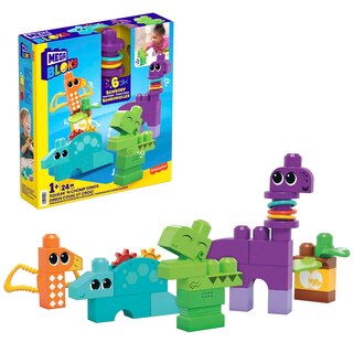 Sensory Toy Blocks Squeak n Chomp Dinos image number 0