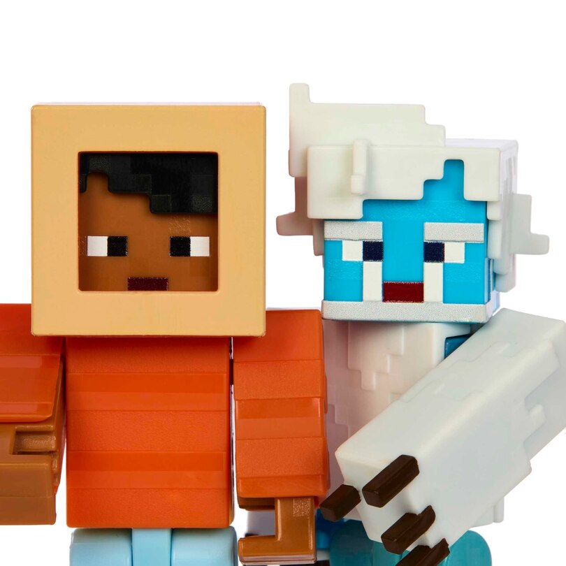 Minecraft Creator Series Mount Enderwood Yeti Scare Story Pack, 2 Action Figures And 16 Accessories image number 5