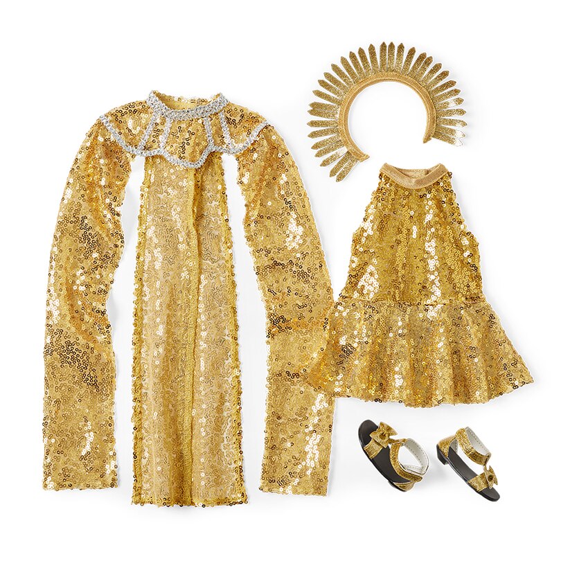 Ensemble Robe Et Capelet À Paillettes Scintillantes image number 0
