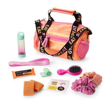 Lila's Gym Bag & Gear