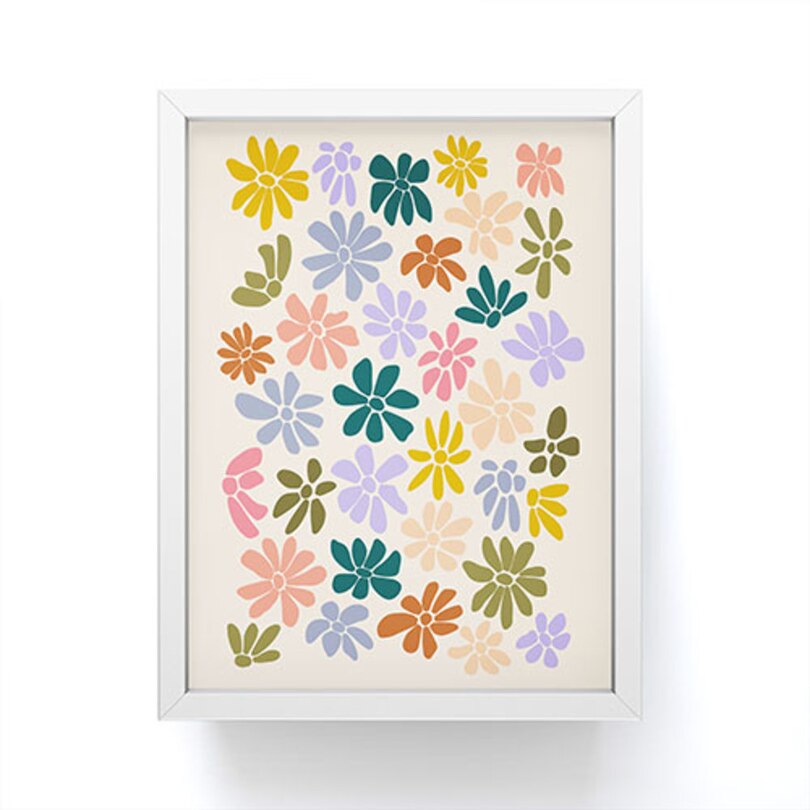 Gabriela Thomeu Retro Floral- Yellow, White And Purple image number 0