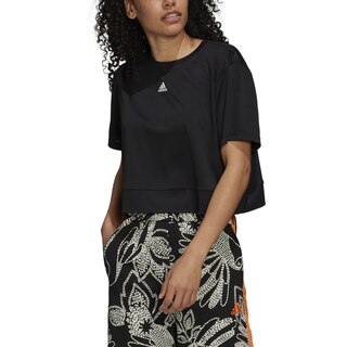 Aeroready Studio Loose Crop Tee image number 1