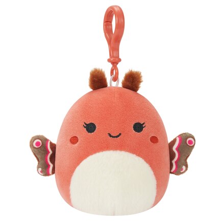 3.5" Squishmallow Clip-On, Mirren The Red Moth