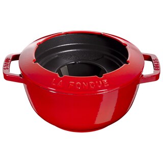 Ensemble de fondue de spécialités Staub, cerise image number 1