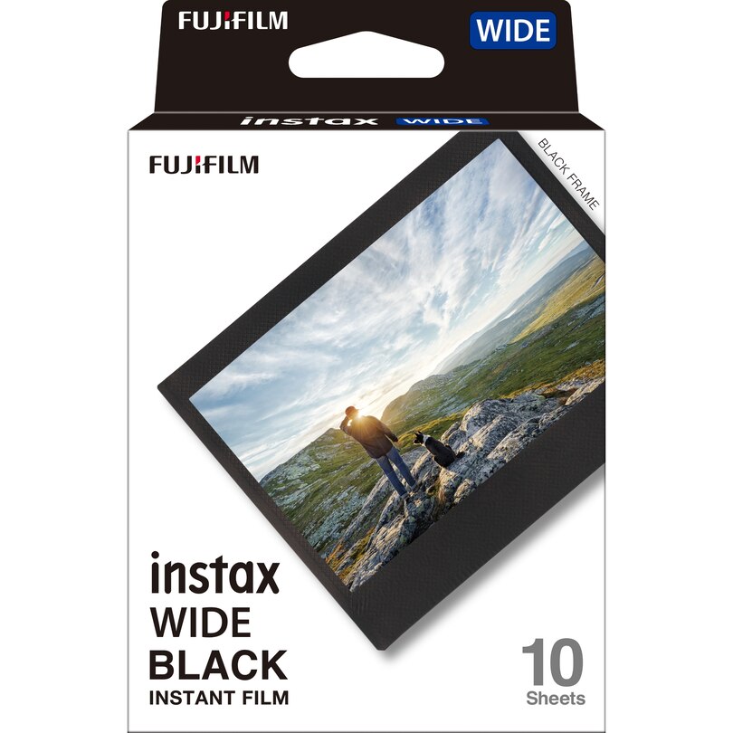 Instax Wide Black Instant Film image number 0