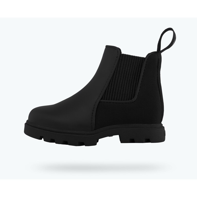 kensington flora boots black polished