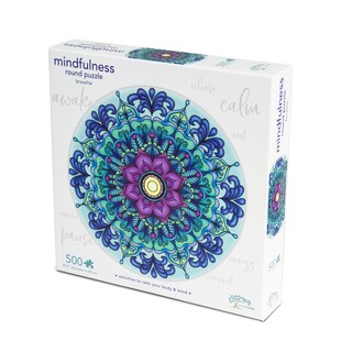 Mindful Living 500 Pc. Mandala Puzzle – Breathe image number 0