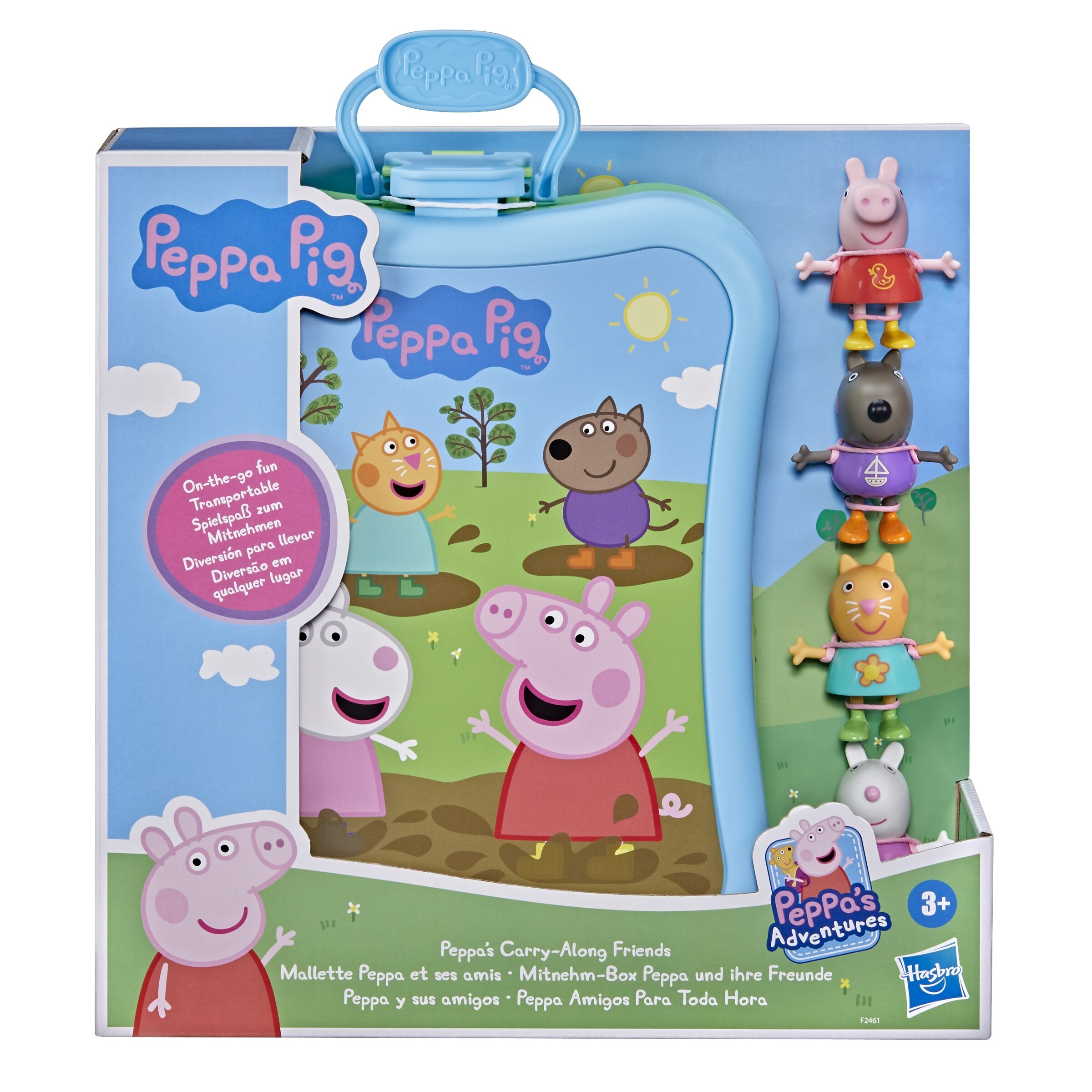 Peppa Pig Peppa'S Adventures Peppa'S Carry-Along Friends Case Toy