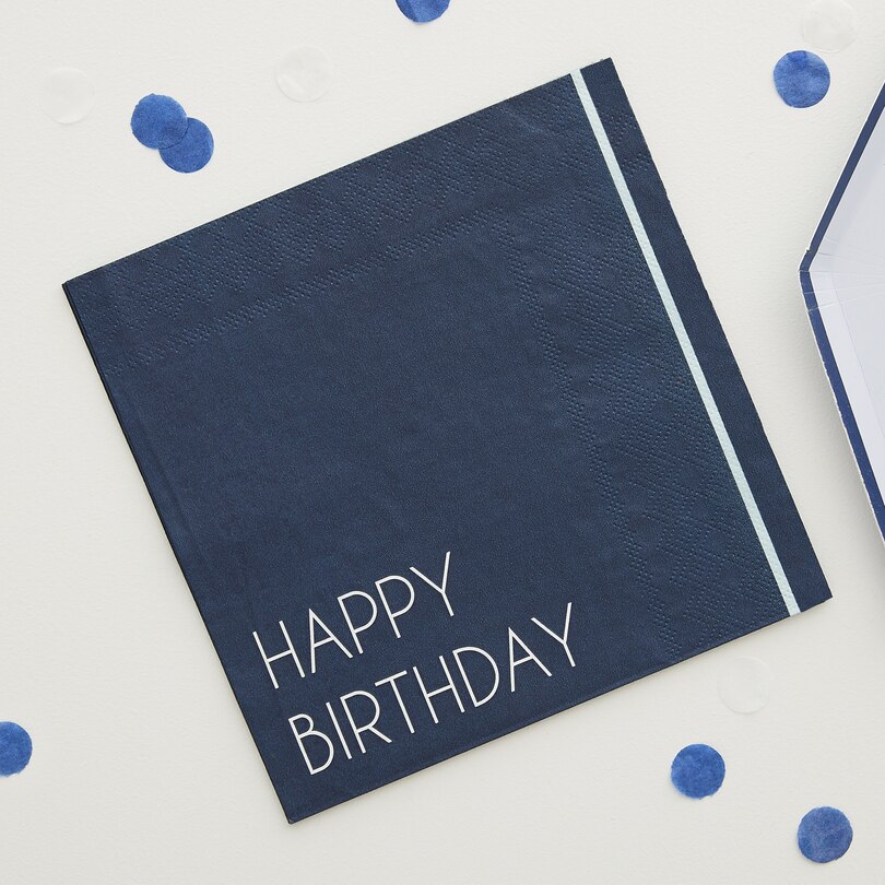 Cake Topper, Happy Birthday Pom Poms And Flags (English), Pastel image number 2