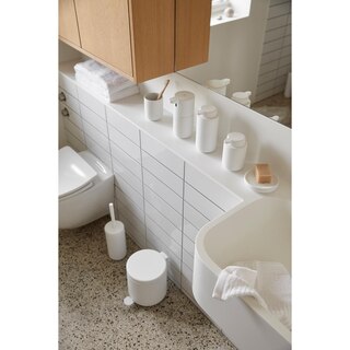 Toilet Brush Set, White image number 3