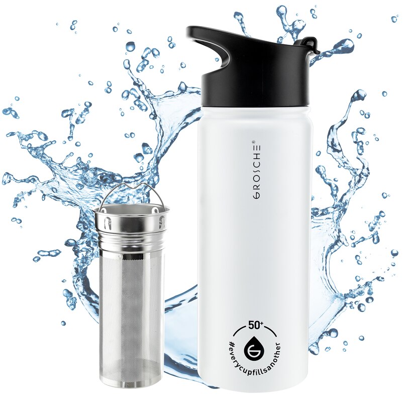 Chicago Steel Insulated Tea Infusion Flask, 16Oz image number 8