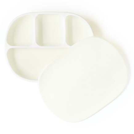 Silicone Suction Divider Plate + Cover