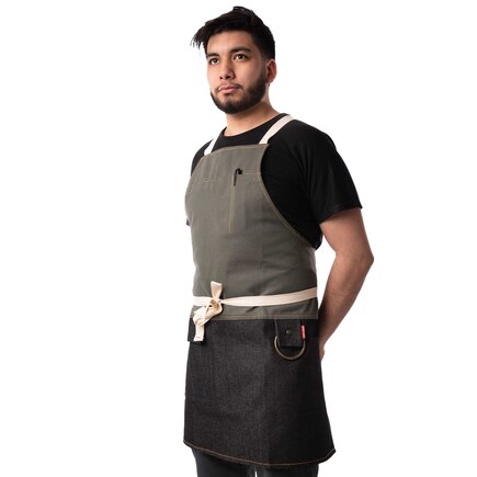 Old Fashioned Apron, Surplus and Black