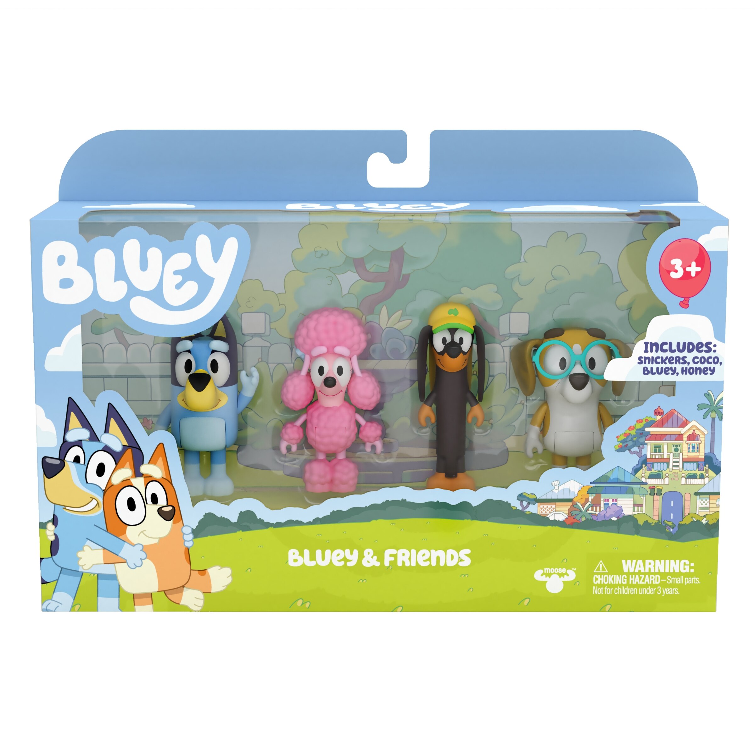 Bluey S3 Figure 4 Pack Friends Pack | Indigo