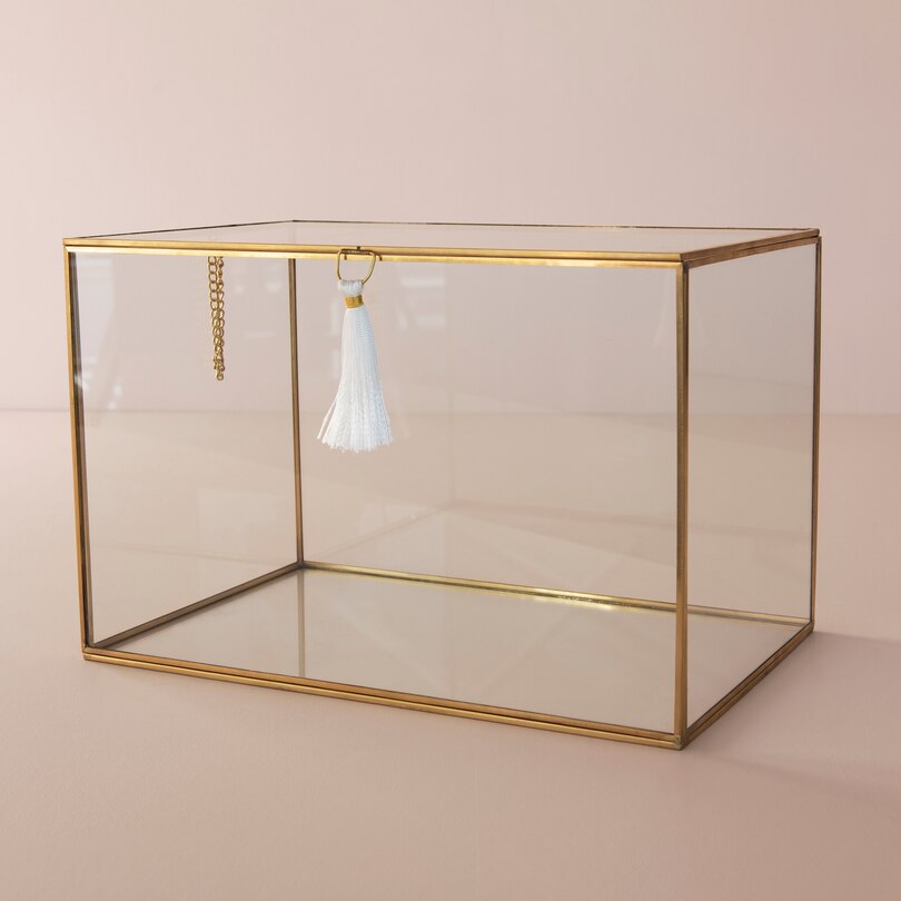 Glass Wedding Card Box image number 0