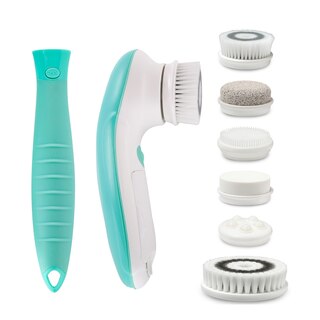 Cora 7 Face And Body Cleansing Brush, Aqua image number 0