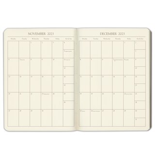 2023 Desk Weekly Agenda, Cambridge Black image number 3