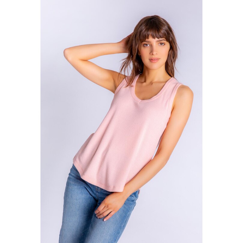 Camisole – Textured Essentials, Uni, Vieux Rose, G image number 1