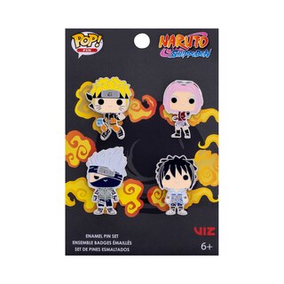 Funko 4pk pin set: POP Naruto – Team 7 image number 0