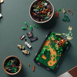 Lego® Diorama De La Poursuite En Speeder À Endor™ - 75353 image number 5