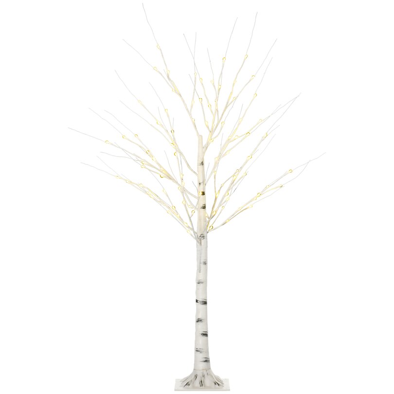 5 ft. Artificial Birch Tree Light Indigo