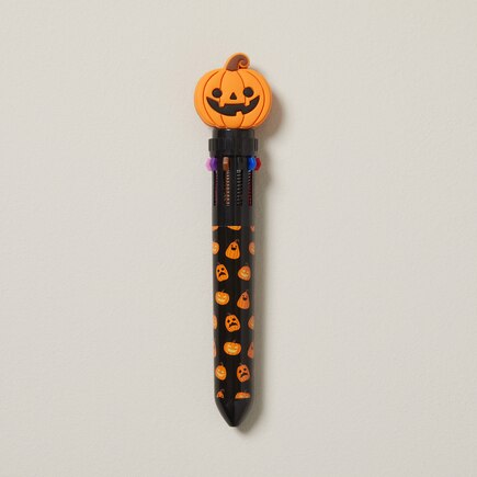Multicolour Click Pen, Pumpkin