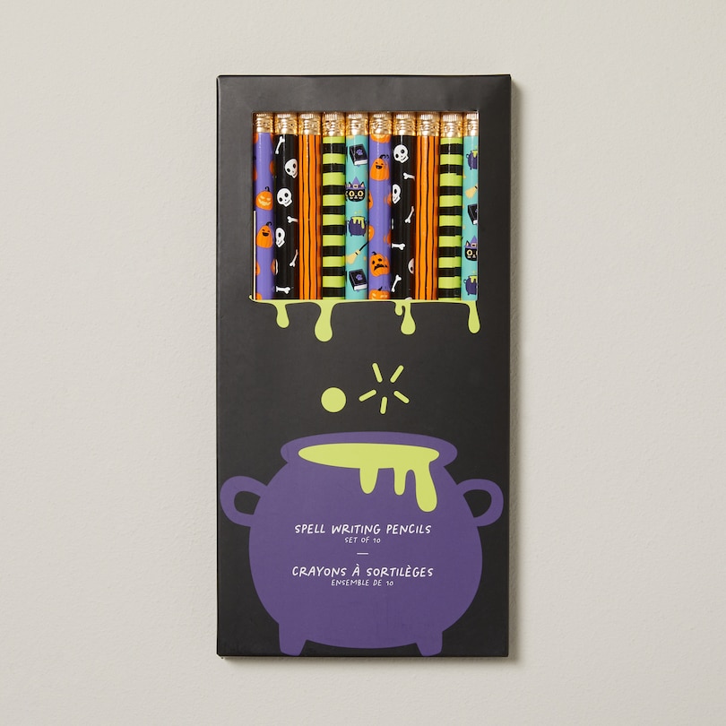 Set Of 10 Pencils, Halloween image number 1