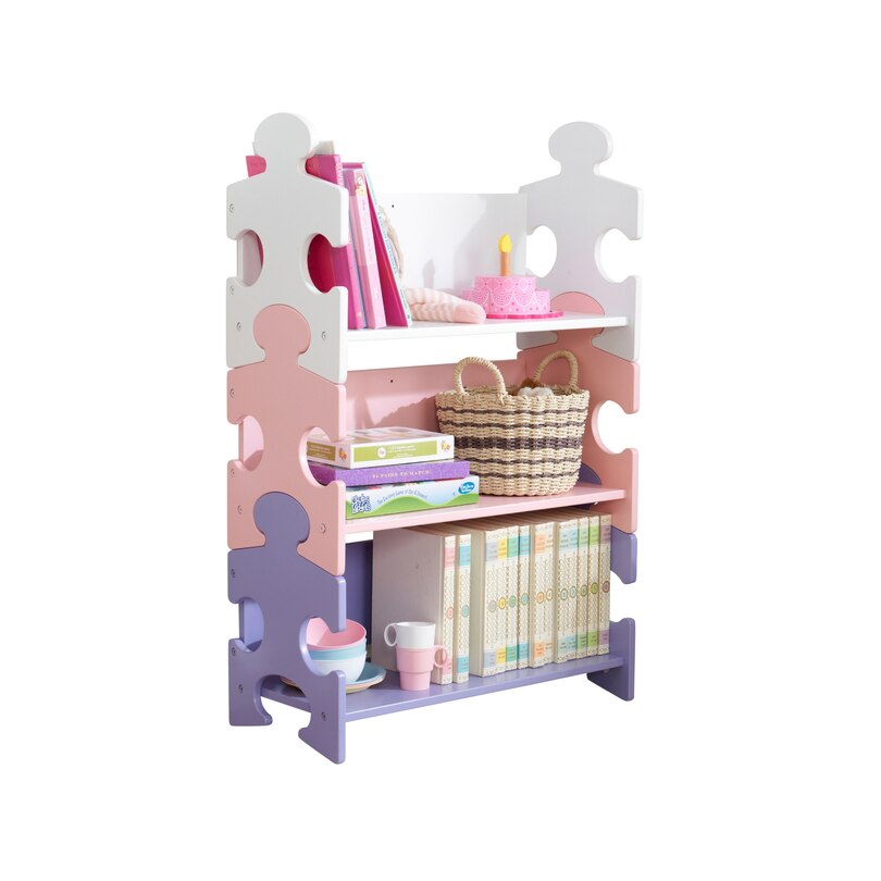 KidKraft Étagère Puzzle - Couleurs pastels image number 2
