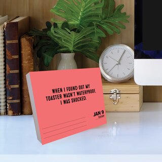 2024 Pun Intended Daily Boxed Calendar Indigo