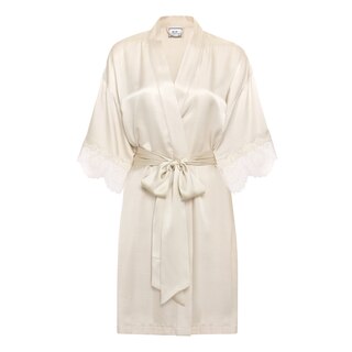 Fancy Face Mulberry Silk Robe image number 0