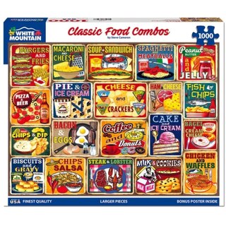 Puzzle 1000 Pièces Classic Food Combos image number 0