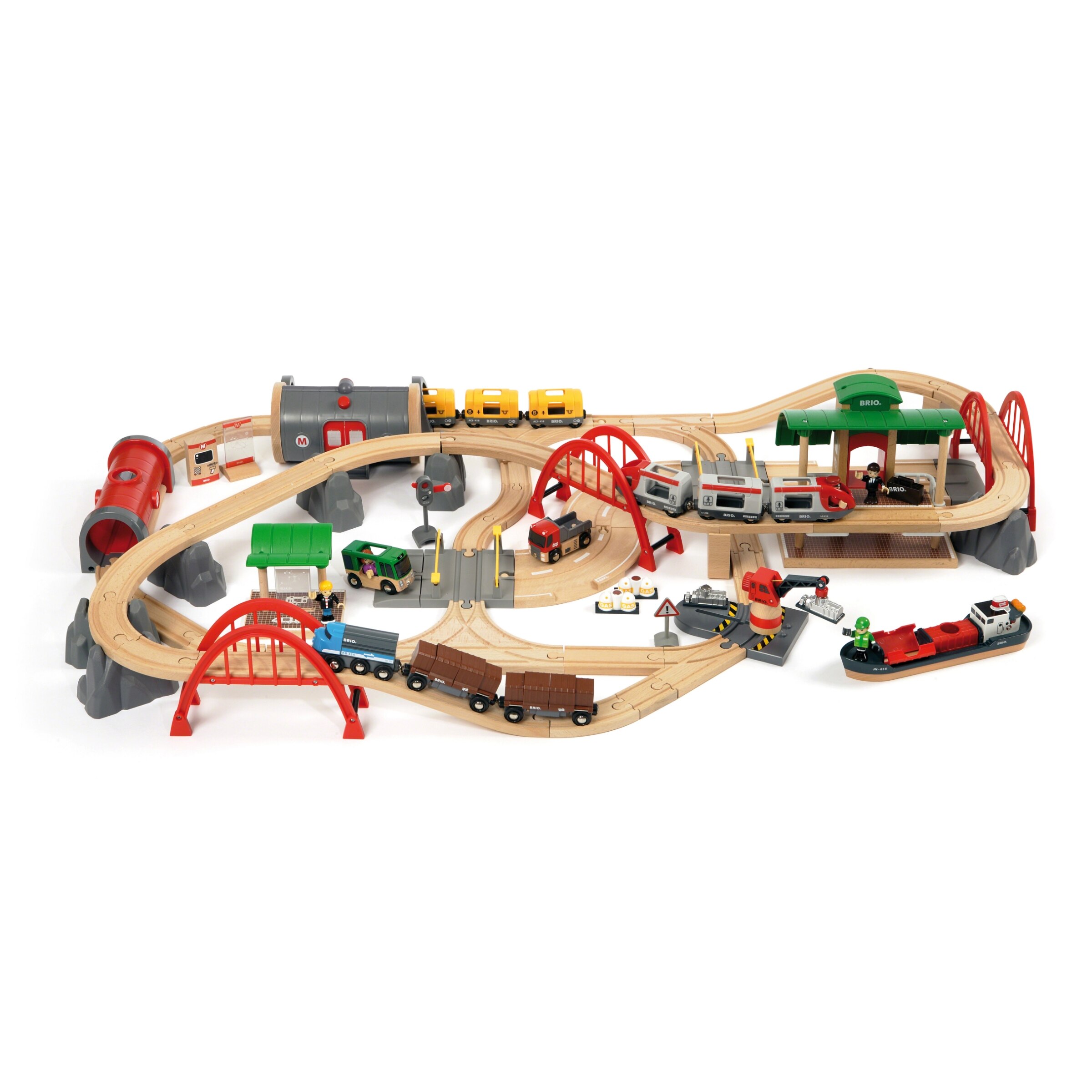 Brio Train Cargo Railway Deluxe buy Set