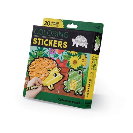 Coloring Stickers, Backyard Friends