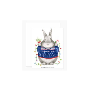 Holiday Card Bunny Christmas Sweater image number 0
