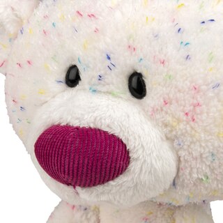 15 Confetti Toothpick Teddy Bear Textured Plush Stuffed Animal image number 3