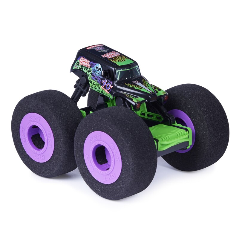 Monster Jam Ramp Champ with Grave Digger Remote-Control Monster Truck and Ramp image number 0