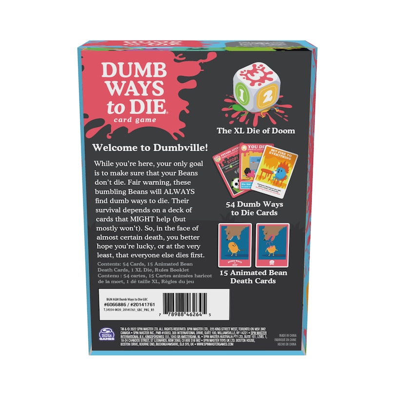 Dumb Ways to Die Card Game Based on the Viral Video, Card Games for