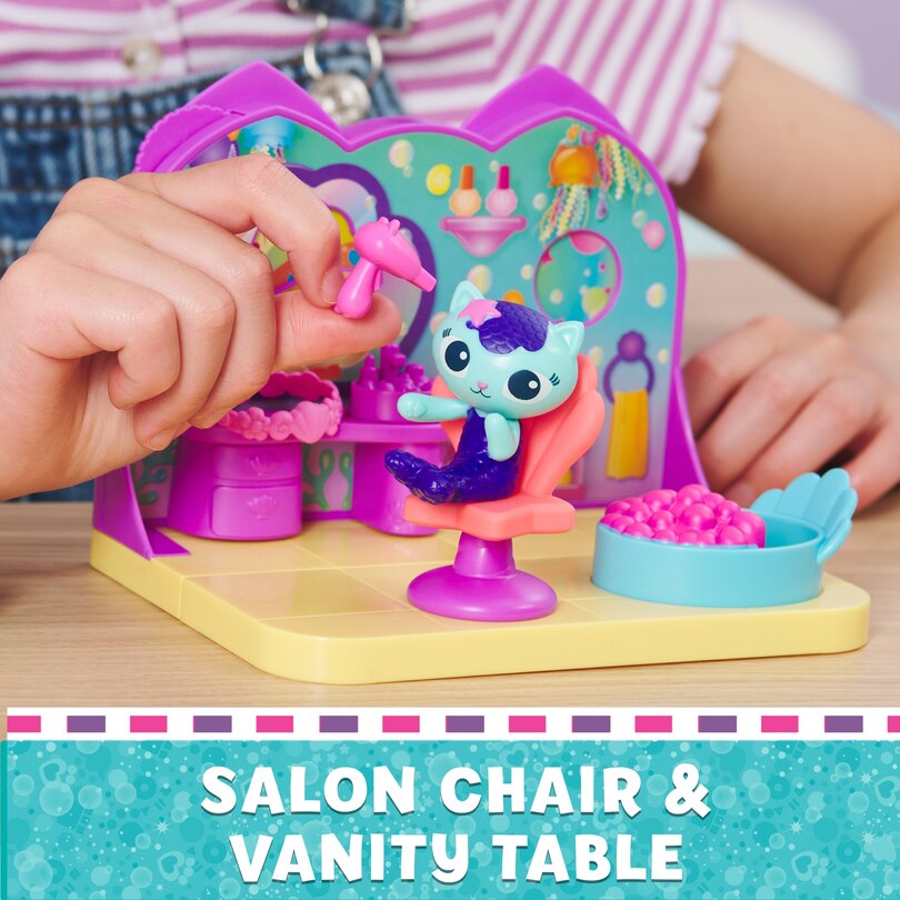 Gabby’s Dollhouse, MerCat’s Spa Room Playset image number 3