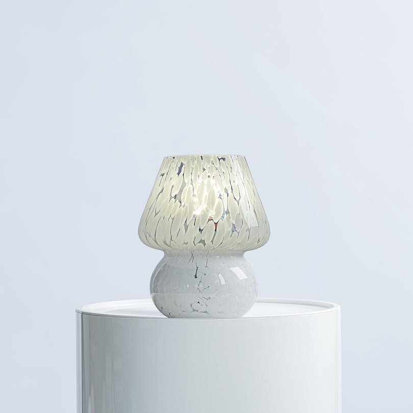 Glass Mushroom Table Lamp image number 1