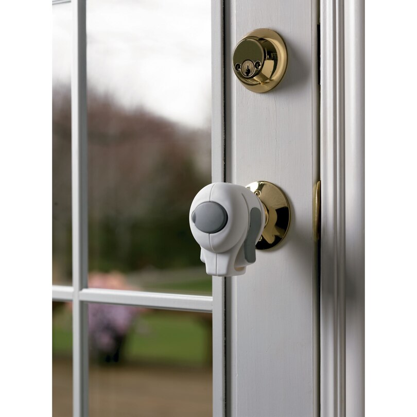 Serrures à poignée de porte  Paquet de 2 - Clair image number 0
